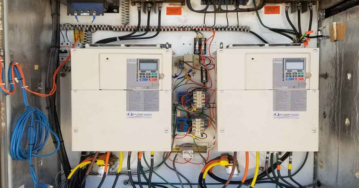 در راهنمای نصب اینورتر روی پمپ، مرحله بعدی قطع آب و تخلیه است.